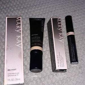 Mary kay,  CC cream, and under eye concealer